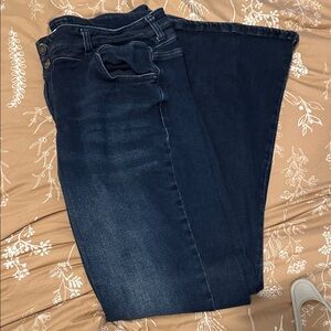 KanCan Dark Blue Flare Jeans
